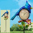 thumbnail image 2 of Cardinal Thermometer Indoor Outdoor Garden Stake,Metal Bird Art Decor Sculpture Stick for Lawn Yard Patio Decorations Waterproof, No Battery Required, 2 of 10