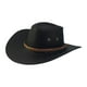 thumbnail image 1 of Sombrero de vaquero para mujeres y hombres Sombrero para el sol Clásico Ligero para adultos Versátil para negro, 1 of 9