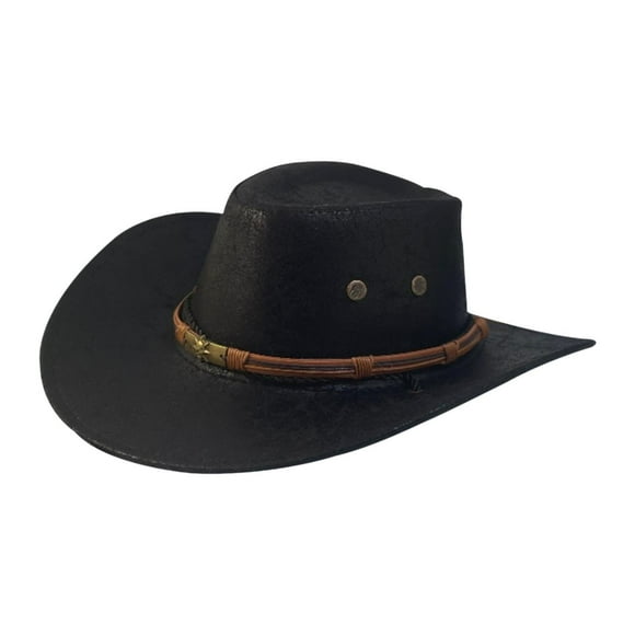 Sombrero vaquero occidental Salvador para hombre y mujer sombrero para El sol negro