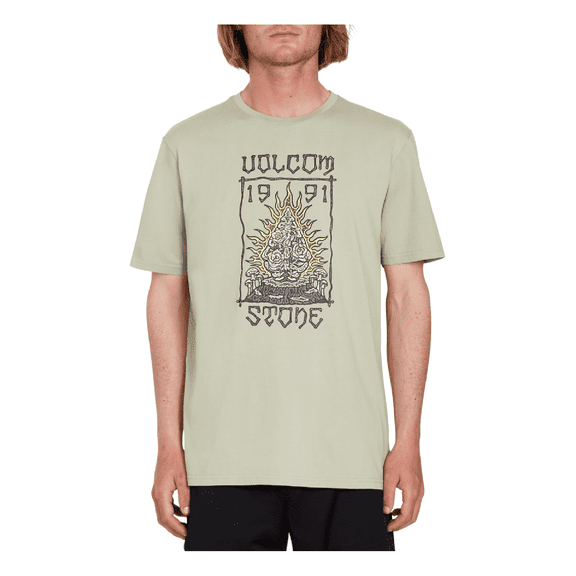 Caged Stone Short Sleeve T-Shirt [Seagrass Green]