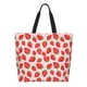 thumbnail image 1 of Disketp Strawberries Bolsa Tote Estampada para Mujer, Bolso de Hombro y de Mano para Compras y Viajes, 1 of 8