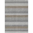thumbnail image 2 of Addison Rugs Chantille Indoor/Outdoor Transitional Stripes Gray Machine Washable Rectangle Rug, 9' x 12', 2 of 8