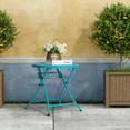 thumbnail image 5 of TeoKJ Outdoor Folding Side Table Patio foldable End Table Portable Outside Table 17.71" Height - Lake Blue, 5 of 7
