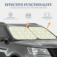 thumbnail image 4 of Fotbe Moon And Rabbit 2-Piece Car Windshield Sun Shade | Sun Blocker for Car Windshield | Foldable Automotive Interior Accessories for Sun Protection-Large, 4 of 7