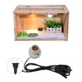 thumbnail image 4 of Reptile Lamp Holder, Reptile Ceramic Heat Lamp Holder Emitter Bulb Base E27 Adapter Chandelier Light Socket for Brooder Poultry, 4 of 7