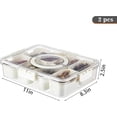 thumbnail image 2 of Bandeja de verduras dividida con tapa y asa, 8 compartimentos, 2, 2 of 6