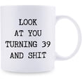 thumbnail image 4 of 39th Birthday Gifts for Men - 1980 Birthday Gifts for Men, 39 Years Old Birthday Gifts Coffee Mug for Dad, Husband, Friend, Brother, Him, Colleague, Coworker - 11oz, 4 of 6