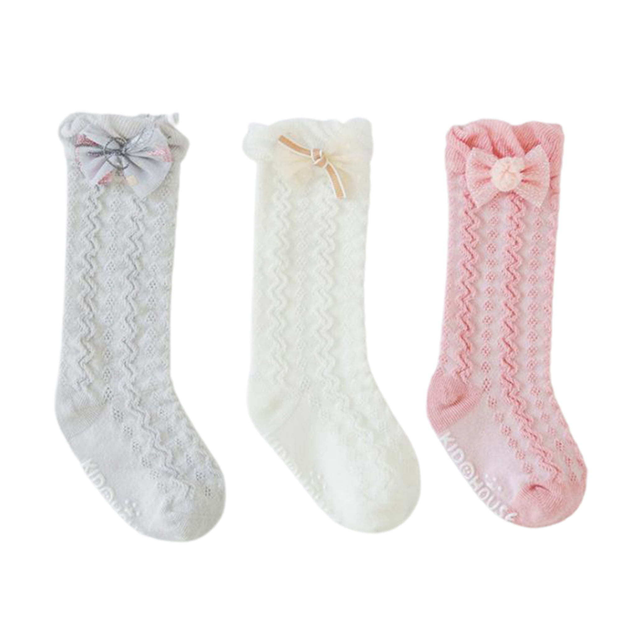 Baby Kids Fashion Candy Color Comfort Cotton Knitted Casual Tube Sock 2 Pack