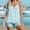 Light Blue, variant on Tbopshirt Womens Tank Top Women's Plus Size Ladies V Neck Loose Tops Casual Solid Color T-Shirt Sleeveless Blouse Vest