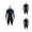Blue, variant on Men Full Body Dive Suits - 1.5mm Long Sleeve Sun Protection, Thermal Shorty Wetsuits for Snorkeling Surfing Swimming