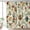 Beautiful Flowers, variant on Wathon Vintage Botanical Shower Curtain Plants Herbs Mushroom Sage Green Leaf Ferns Bath Curtain Boho Retro Wildflower Bathroom Decor Aesthetic Neutral Bath Set Farmhouse Bathroom Accessories 72X72IN