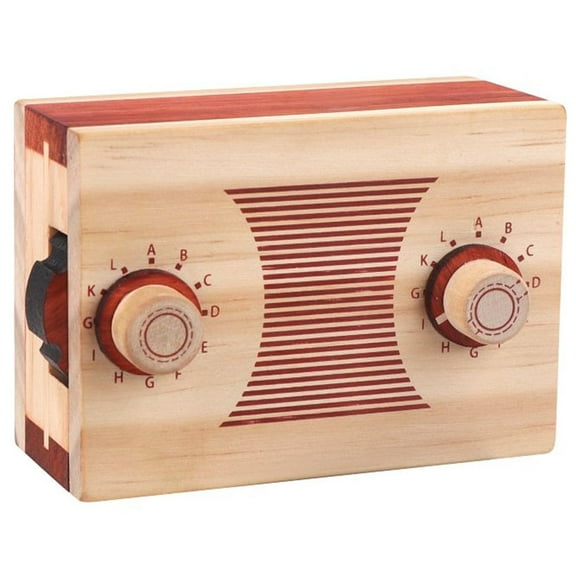 Radio - Wooden Secret Puzzle Box