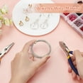 thumbnail image 3 of 20Feet Silver Half Round Craft Wire 23 Gauge White Copper Beading Wire for Jewelry Making, 3 of 9