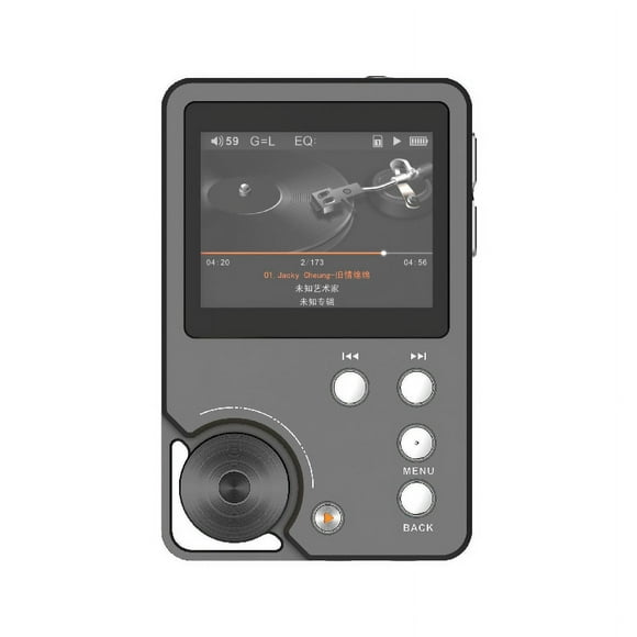 2.0" TFT Color Screen MP3 Player 320*240 High-Resolution Portable Audio Player Long-Lasting Lossless High-Fidelity Players for Students