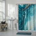thumbnail image 1 of Hometrends Light Weight Decorative Fabric Shower Curtain, Assorted Designs, 1 of 5