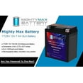 thumbnail image 2 of YTZ8V 12V, 7Ah, AGM, Replacement Battery Compatible with Honda PCX150 Scooter 19 - 8 Pack, 2 of 6