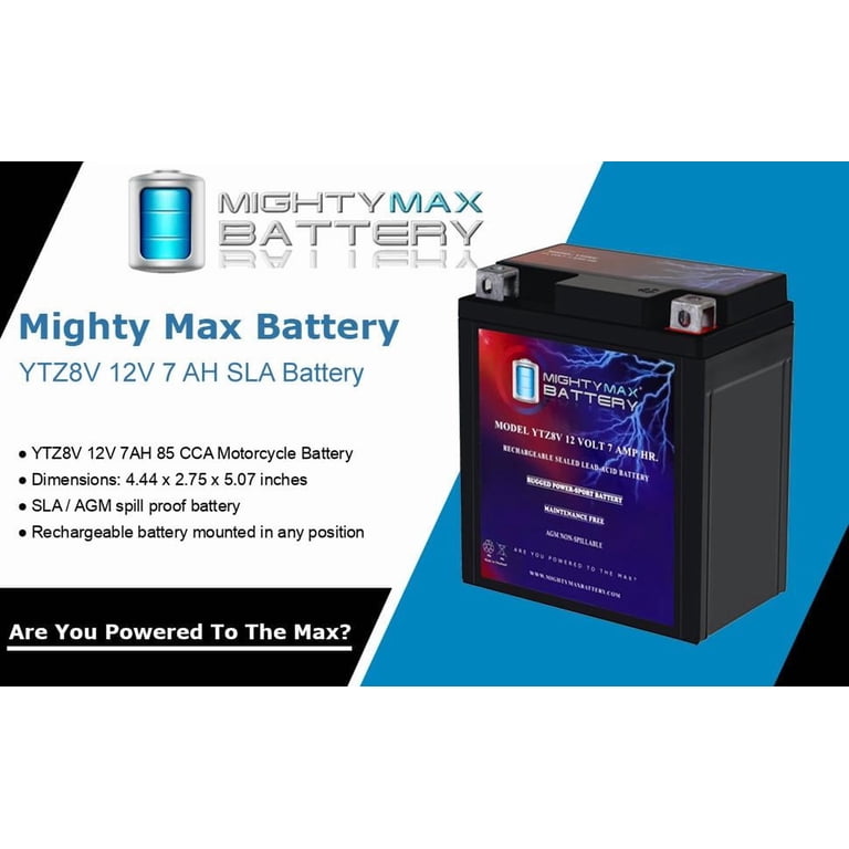 YTZ8V Replacement Battery Compatible With Honda ADV150 Scooter 22