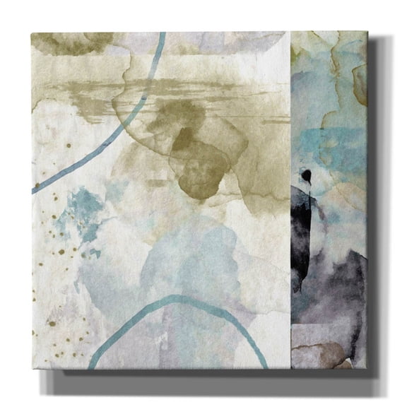 Epic Graffiti 'Aubergine No 1' by Suzanne Nicoll, Canvas Wall Art, 37"x37"