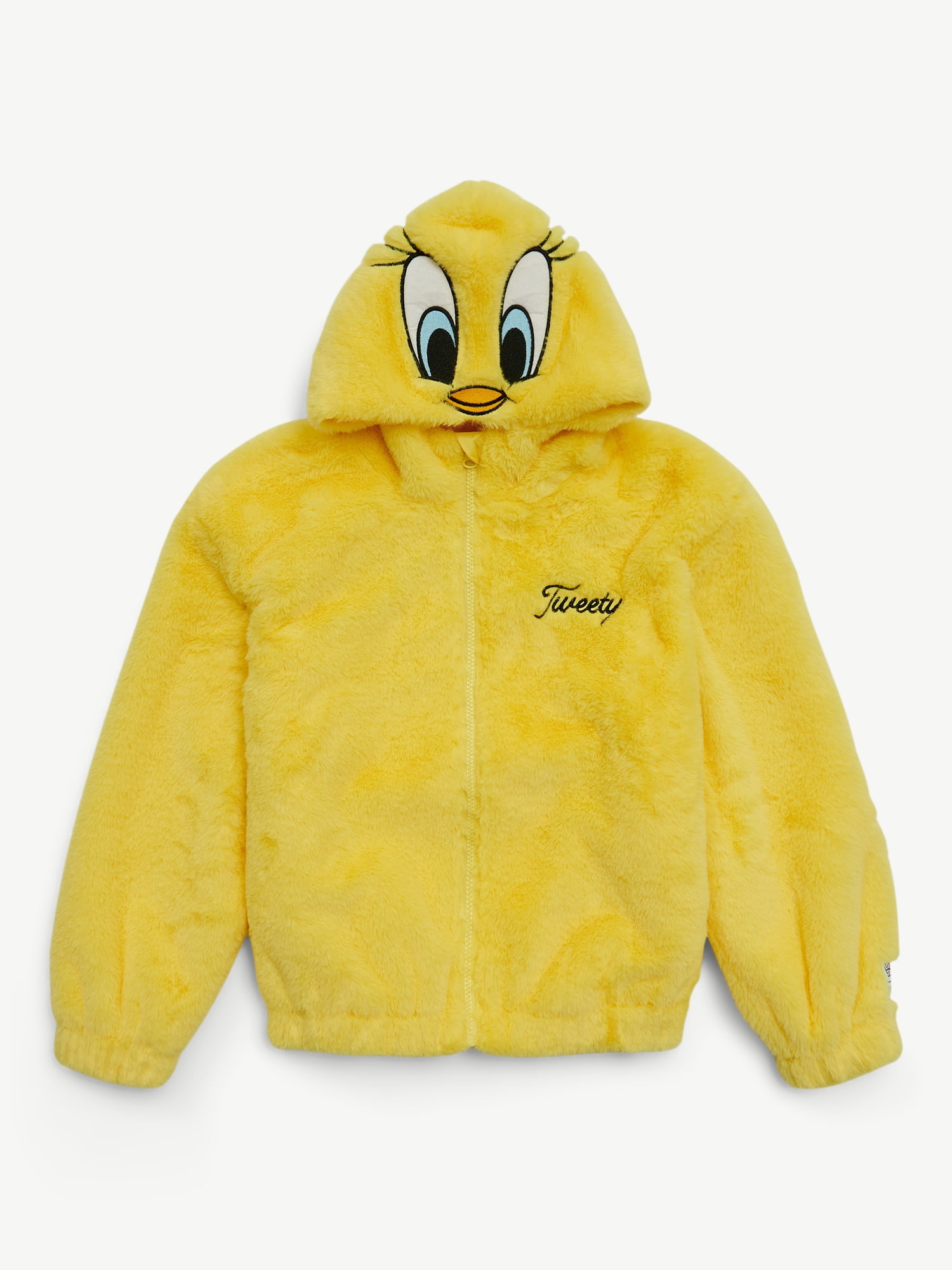 Justice Girl's Looney Tunes Hooded Fleece Jacket, Sizes XS - XL