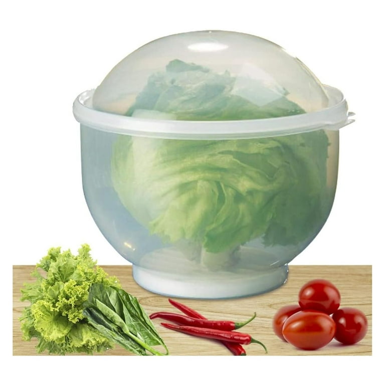 Drevy Lettuce KeeperTM - Lettuce Crisper Salad Keeper Container