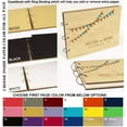 thumbnail image 7 of Darling Souvenir Personalized Engraved Laser Cut Wedding Guest Book Wooden Cover Sign-in Book Registry Guestbook Scrapbook-4T, 7 of 7