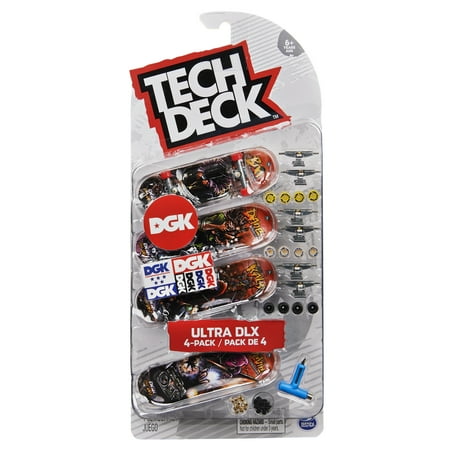Tech Deck, Ultra DLX Fingerboard 4-Pack, DGK