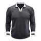 thumbnail image 3 of Ceisia Men's Casual Striped Half Button Round Neck Pullover with Pocket Daily Fashion Top Gift, 3 of 7