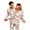 White/Christmas Elements, variant on Ekouaer Christmas Womens Matching Pajamas Long Sleeve Button Down Pj Set Festival Party Sleepwear