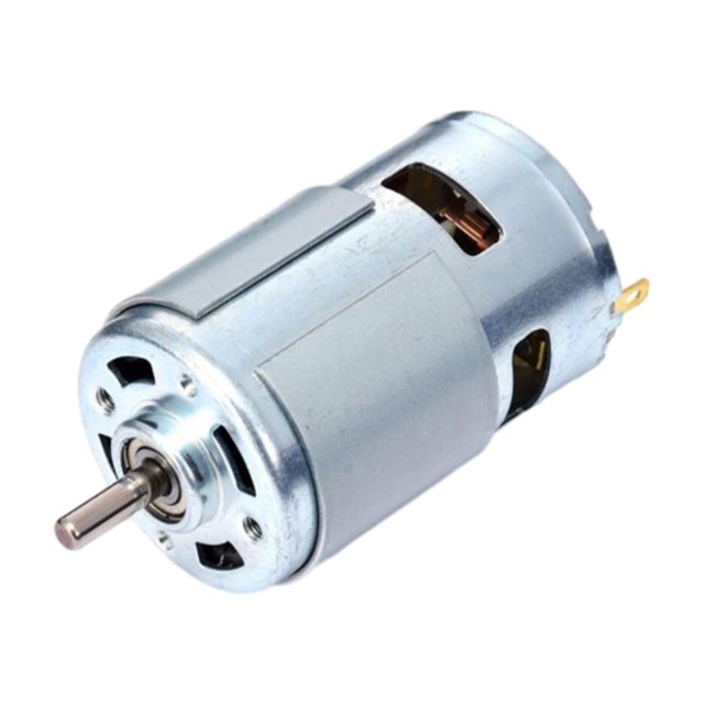 Piezas de repuesto para Motor de 775, 12V, 12000 RPM, herramientas eléctricas de bricolaje, tamaño pequeño, gran torsión, fácil instalación,