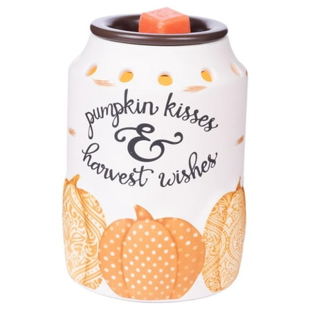 Drevy Autumn Collection - Scented - Thankful Season Wax Cube Melter & Burner - Electric Fall Fragrance Home Air Freshener Thanksgiving Gift (Pumpkin Wishes)