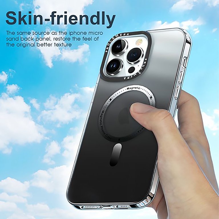 For iPhone 15 Pro Max/14 Pro/13 Pro Max/12 Magnetic MagSafe Slim Hard Case  Cover