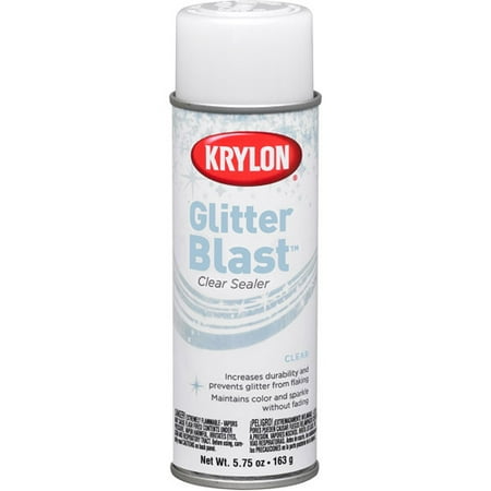 spray paint glitter clear krylon blast ounce seal walmart