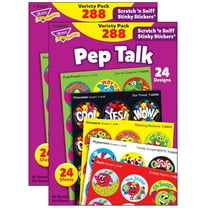 TREND, TEP83920, Pep Talk Scratch 'n Sniff Stinky Stickers, 288 / Pack, Multicolor