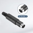 thumbnail image 4 of 8 Pcs S-Video DIN Mini Male Socket 5 Pin Signal Transmission Mini Din Plug Mini Din Connector(PS/2 Plug), 4 of 7