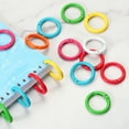 thumbnail image 4 of Uxcell 1" Loose Leaf Binder Rings, 120Pcs Binder Ring Book Rings Zinc Alloy Red, 4 of 6