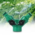 thumbnail image 2 of Two Way Pipe Divider Hose Splitter Garden Water Tap Adapter With Valve, 2 of 6