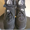 thumbnail image 4 of N I-K-E / A i r-Jor-dan 8 Retro Chrome Men'S Size 10 Black, 4 of 6