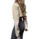 thumbnail image 5 of Txlixc Chaqueta deportiva femenina, solapa de manga larga, solapa delantera abierta, chaqueta de otoño de color sólido Txlixc moda, 5 of 8