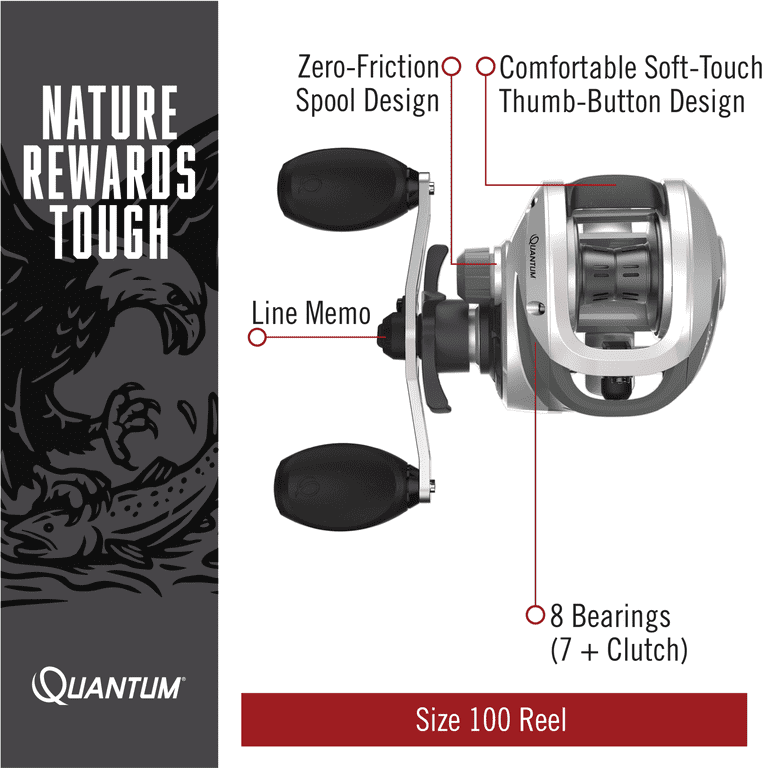 5.5 1 gear ratio baitcast reels Red Round Baitcasting Reel 5.0:1 Gear Ratio Left Hand Retrieve  Brass/Aluminum