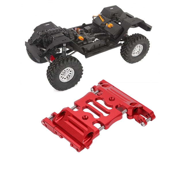 Placa de caja de cambios central para coche RC Base de montaje de luz de alta resistencia resistente al desgaste de aleación de aluminio para coche trepador de control remoto ANGGREK Otros
