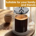 thumbnail image 6 of Wekvgz 350/650/1000ml French Press Coffee Maker Double Wall Glass French Press Clear French Press Tea Maker Multifunctional Coffee Press Coffee Maker for Home Office, 6 of 10