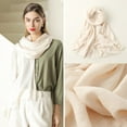 thumbnail image 4 of Women Summer Scarfs Lightweight Large Long Gauze Shawl Linen Beach Wrap Plain 75”×43”, 4 of 5
