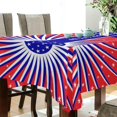 thumbnail image 3 of Coolnut Independence Day Rectangle Tablecloth Spill-Proof Polyester Table Cloth Table Cover for Kitchen Dining Picnic Holiday Party Decoration,54"x54", 3 of 7