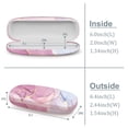 thumbnail image 2 of Funda para gafas Fintie, rígida, portátil, brillante, de mármol, 2 of 8