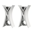 thumbnail image 2 of 2 tapones para violín, piezas para arco, material didáctico, accesorios para instrumentos resistentes, fácil de usar, ligero para principiantes gris claro, 2 of 10