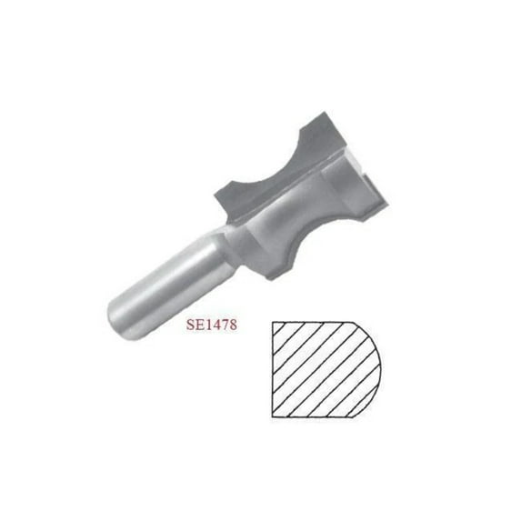 Half-Bullnose Router Bits