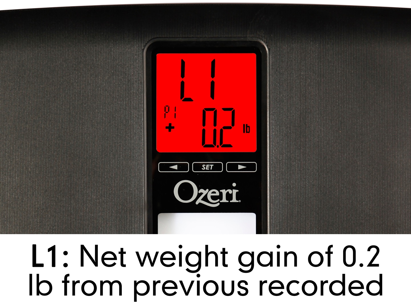 Ozeri WeightMaster II 440 lbs Body Weight Scale, Step-on Bath Scale with BMI and Weight Change Detection - image 3 of 5