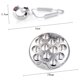 thumbnail image 3 of 2 Juego de Platos de Acero Inoxidable para Caracoles Y Hongos con 12 Compartimentos, 3 of 5
