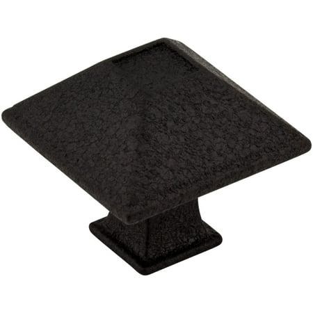 Jeffrey Alexander 602S Tahoe 1-1/4" Square Pyramid Rustic Cabinet Knob / Drawer Knob -