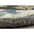 thumbnail image 4 of LR Home Clio 2'3" x 6'9" Gray/Black Medallion Wool Indoor Runner Area Rug, 4 of 5